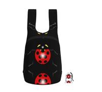 ZhaoYuGoods Cartoon Ladybug Print Foldable Backpack 16L Rucksack