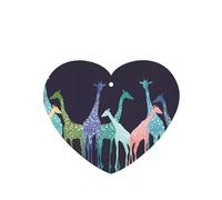 ZhaoYuGoods Colorful Giraffe Fans Lovers Lavender Car Air Freshener Cards for Women Men (6 Pack), Hanging Scented Decor for Car Mirror, Home, Closet