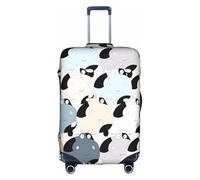 ZhaoYuGoods Cow Collection Luggage Cover Protector, Printed Luggage Suitcase Cover for Suitcase, Funny Baggage Covers Fits 45-81CM Luggage