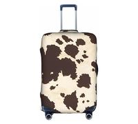 ZhaoYuGoods Cow Fur Print Luggage Cover Protector, Printed Luggage Suitcase Cover for Suitcase, Funny Baggage Covers Fits 45-81CM Luggage