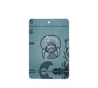 ZhaoYuGoods Crazy Save Manatee Lavender Car Air Freshener Cards for Women Men (6 Pack), Hanging Scented Decor for Car Mirror, Home, Closet