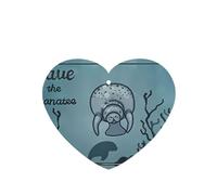 ZhaoYuGoods Crazy Save Manatee Lavender Car Air Freshener Cards for Women Men (6 Pack), Hanging Scented Decor for Car Mirror, Home, Closet