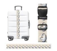 ZhaoYuGoods Cute Little Swan Printed Luggage Strap