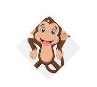 ZhaoYuGoods Cute Monkey Lavender Car Air Freshener Cards for Women Men (6 Pack), Hanging Scented Decor for Car Mirror, Home, Closet