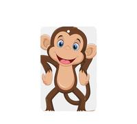 ZhaoYuGoods Cute Monkey Lavender Car Air Freshener Cards for Women Men (6 Pack), Hanging Scented Decor for Car Mirror, Home, Closet