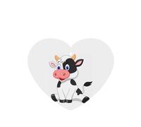 ZhaoYuGoods Dairy Cow Lavender Car Air Freshener Cards for Women Men (6 Pack), Hanging Scented Decor for Car Mirror, Home, Closet