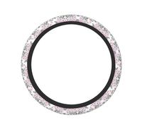 ZhaoYuGoods dusky rose Printed Steering Wheel Cover, Universal Elastic Stretch Fit for Cars, Trucks, SUVs, Non-Slip Grip Colorful Auto Accessory