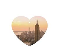 ZhaoYuGoods Empire State Building Lavender Car Air Freshener Cards for Women Men (6 Pack), Hanging Scented Decor for Car Mirror, Home, Closet