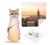 ZhaoYuGoods Empire State Building Pet Grooming Wrap Mat