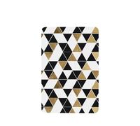 ZhaoYuGoods Fashion Modern Black White Gold Triangles Lavender Car Air Freshener Cards for Women Men (6 Pack), Hanging Scented Decor for Car Mirror, Home, Closet