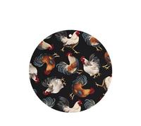 ZhaoYuGoods French Roosters Lavender Car Air Freshener Cards for Women Men (6 Pack), Hanging Scented Decor for Car Mirror, Home, Closet