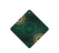 ZhaoYuGoods Green Vintage Floral Lavender Car Air Freshener Cards for Women Men (6 Pack), Hanging Scented Decor for Car Mirror, Home, Closet