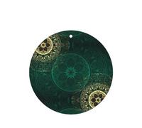 ZhaoYuGoods Green Vintage Floral Lavender Car Air Freshener Cards for Women Men (6 Pack), Hanging Scented Decor for Car Mirror, Home, Closet