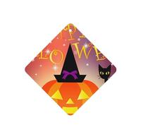 ZhaoYuGoods Happy Halloween Day Lavender Car Air Freshener Cards for Women Men (6 Pack), Hanging Scented Decor for Car Mirror, Home, Closet
