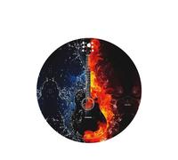 ZhaoYuGoods Ice and Fire Guitar Lavender Car Air Freshener Cards for Women Men (6 Pack), Hanging Scented Decor for Car Mirror, Home, Closet