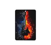 ZhaoYuGoods Ice and Fire Guitar Lavender Car Air Freshener Cards for Women Men (6 Pack), Hanging Scented Decor for Car Mirror, Home, Closet