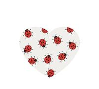 ZhaoYuGoods Ladybugs Pattern Infinite Speckled Lavender Car Air Freshener Cards for Women Men (6 Pack), Hanging Scented Decor for Car Mirror, Home, Closet