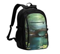 ZhaoYuGoods Little Bridge in the East USB Travel Laptop Backpack