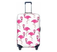 ZhaoYuGoods Luggage Cover for Suitcase, Anti-Scratch Protector, Pink Flamingo Pattern, Size S