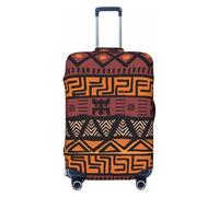 ZhaoYuGoods Luggage Cover with African Mud Cloth Tribal Pattern, Anti-Scratch Suitcase Protector, XL