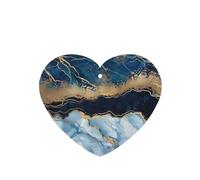 ZhaoYuGoods Marble Navy Blue Mixed Lavender Car Air Freshener Cards for Women Men (6 Pack), Hanging Scented Decor for Car Mirror, Home, Closet