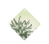 ZhaoYuGoods natural plant silhouette fern leaf Lavender Car Air Freshener Cards for Women Men (6 Pack), Hanging Scented Decor for Car Mirror, Home, Closet