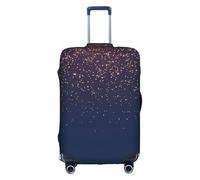 ZhaoYuGoods Navy Blue Sky and Stars Luggage Cover Protector, Printed Luggage Suitcase Cover for Suitcase, Funny Baggage Covers Fits 45-81CM Luggage