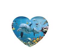 ZhaoYuGoods Ocean Dolphin Looking at You Lavender Car Air Freshener Cards for Women Men (6 Pack), Hanging Scented Decor for Car Mirror, Home, Closet