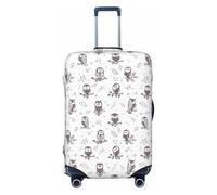 ZhaoYuGoods Owl Tree Branches Luggage Cover for for Suitcases, Baggage Suitcase Protector, Anti-Scratch Accessories, S