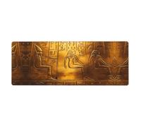 ZhaoYuGoods Polyester Desk Pad, Egypt Hieroglyphics Design, One Size