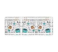 ZhaoYuGoods Polyester Desk Pad, One Size, Delicious Coffee