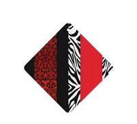 ZhaoYuGoods Red Leopard and Zebra Animal Lavender Car Air Freshener Cards for Women Men (6 Pack), Hanging Scented Decor for Car Mirror, Home, Closet