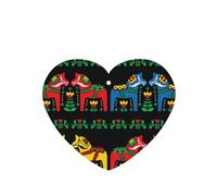 ZhaoYuGoods Runner Swedish Dala Horse Folk Lavender Car Air Freshener Cards for Women Men (6 Pack), Hanging Scented Decor for Car Mirror, Home, Closet