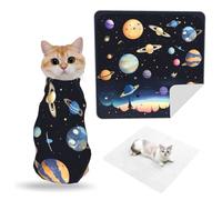 ZhaoYuGoods Saturn Jupiter Earth Pet Grooming Wrap Mat