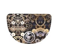 ZhaoYuGoods Steampunk Mechanical Gears Half Moon Door Mat