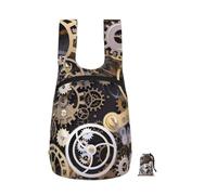 ZhaoYuGoods Steampunk Mechanical Gears Print Foldable Backpack 16L Rucksack