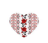 ZhaoYuGoods Ukrainian Embroidery Style Rose Lavender Car Air Freshener Cards for Women Men (6 Pack), Hanging Scented Decor for Car Mirror, Home, Closet