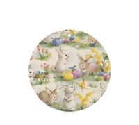 ZhaoYuGoods Vintage Flower Rabbit Bunny Easter Lavender Car Air Freshener Cards for Women Men (6 Pack), Hanging Scented Decor for Car Mirror, Home, Closet