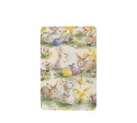 ZhaoYuGoods Vintage Flower Rabbit Bunny Easter Lavender Car Air Freshener Cards for Women Men (6 Pack), Hanging Scented Decor for Car Mirror, Home, Closet