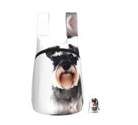 ZhaoYuGoods Well-behaved schnauzer Print Foldable Backpack 16L Rucksack