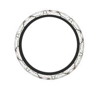 ZhaoYuGoods White Trees Camo Printed Steering Wheel Cover, Universal Elastic Stretch Fit for Cars, Trucks, SUVs, Non-Slip Grip Colorful Auto Accessory