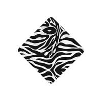 ZhaoYuGoods Zebra Print Lavender Car Air Freshener Cards for Women Men (6 Pack), Hanging Scented Decor for Car Mirror, Home, Closet