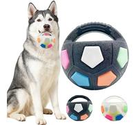 ZHAOZHI The Mellow Dog Calming Ball, 2026 New Dog Ball with Handle, Interactive Dogs Football Toys, Squeaky Floating Balls, Soccer Squeaky Balls Toy for Small Medium Dogs, Indoor & Outdoor (Black)
