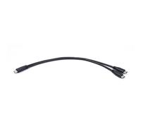 ZHAPEG 30cm USB C To 2 Type C Connectors Fast Charging Cable For Phones And USB C Gadgets Power Supply