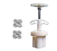 ZHAPEG Dessert Molds,30G Dessert Molds Dessert Pressing Tool Chinese Characters Shape Pastries Tool Abs Texture for Festival Baking