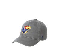 ZHATS NCAA Kansas Jayhawks Mens Adjustable Scholarship Hat Charcoal, Kansas Jayhawks Charcoal, Adjustable