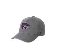 ZHATS NCAA Kansas State Wildcats Mens Adjustable Scholarship Hat Charcoal, Kansas State Wildcats Charcoal, Adjustable