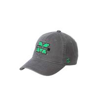ZHATS NCAA Marshall Thundering Herd Mens Adjustable Scholarship Hat Charcoal, Marshall Thundering Herd Charcoal, Adjustable