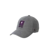 ZHATS NCAA New York University Violets Mens Adjustable Scholarship Hat Charcoal, New York University Violets Charcoal, Adjustable