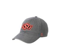 ZHATS NCAA Oklahoma State Cowboys Mens Adjustable Scholarship Hat Charcoal, Oklahoma State Cowboys Charcoal, Adjustable